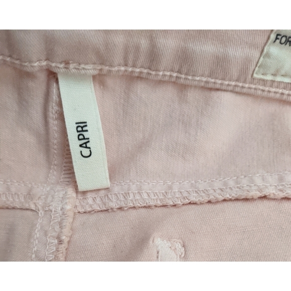 Rag & Bone Pink Capri High Rise Jeans Size 27 - Picture 5 of 7